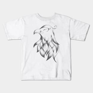 calm bird Kids T-Shirt